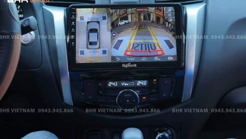 Màn hình DVD Android liền camera 360 Nissan Navara 2021 - nay | Fujitech 360 